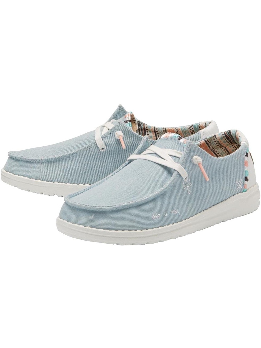 Hey Dude Wendy Slip-On Loafer in Boho Light Denim Women’s 5 - Picture 4 of 6